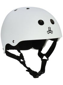 Triple 8 Sweatsaver Helmet White Rubber