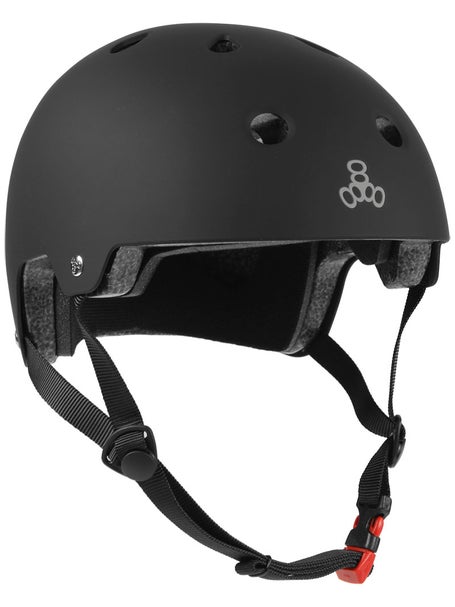 Triple 8 Dual Certified Helmet\Black Rubber