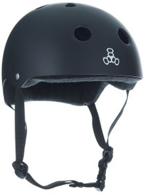 Triple 8 Sweatsaver Helmet Black Rubber