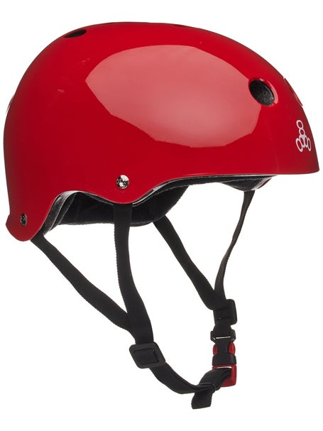 Triple 8 THE Certified Sweatsaver Helmet\Glossy Red