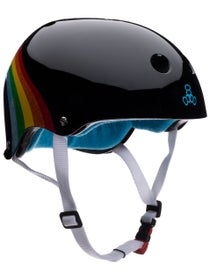 Triple 8 THE Certified Sweatsaver Helmet Black Rainbow