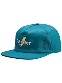 Thunder Bolt Script Snapback Hat
