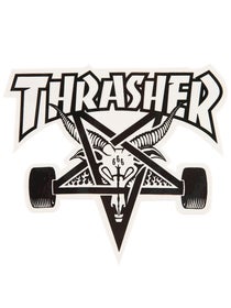 Thrasher Skate Goat Sticker White