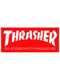 Thrasher Skate Mag Logo Medium Sticker Red