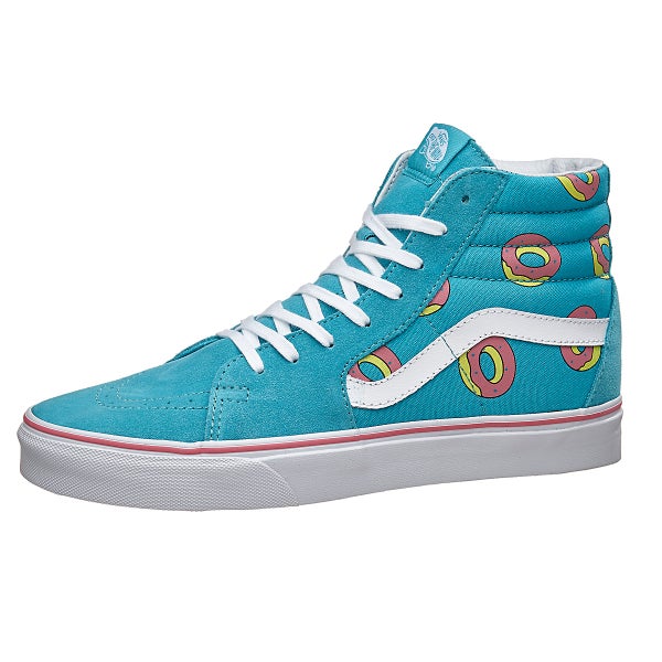 Vans x Odd Future Sk8-Hi Shoes Scuba Blue 360 View