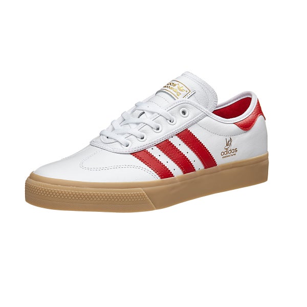 Adidas Adi-Ease Universal Shoes White/Scarlet/Gold 360 View