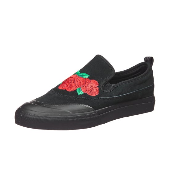 Adidas Nakel Matchcourt Slip Shoes Black/Scarlet 360