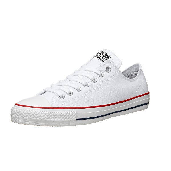 Converse CTAS White/Red/Navy Canvas View