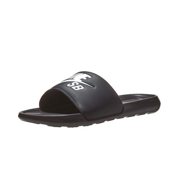 Nike sb benassi solarsoft black & white on sale slides