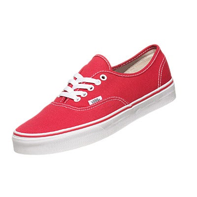 Vans Authentic Shoes Red View