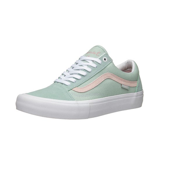 Vans Dan Lu Old Skool Pro Shoes Harbor Grey Pearl 360 View