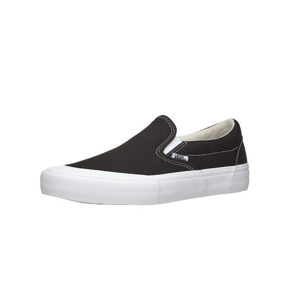 Vans slip on 2025 pro toe cap black