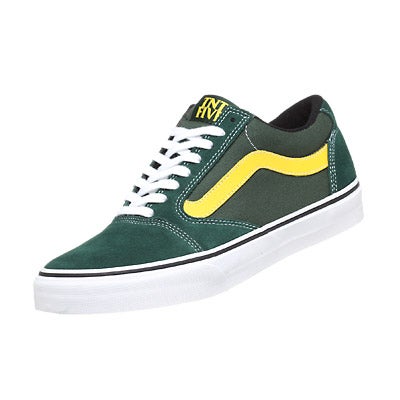 Green and yellow hot sale vans shoes