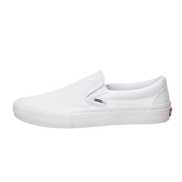 Vans Slip-On Pro Shoes White/White 360 View