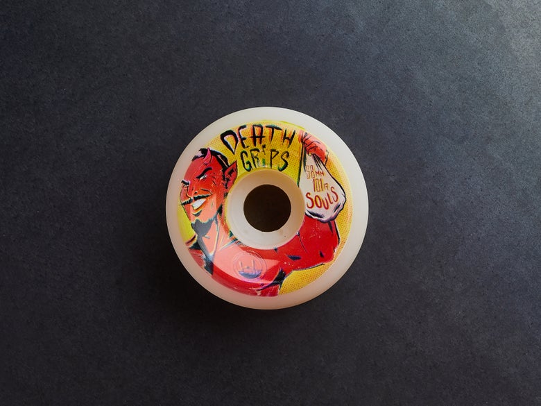 Portland Wheel Co. Death Grips skateboard wheel.