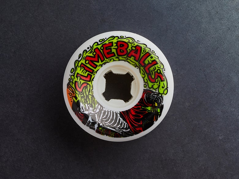 Slime Balls skateboard wheel.