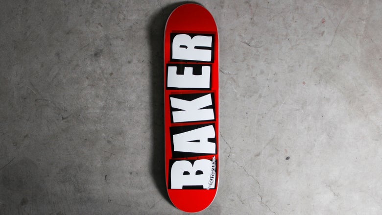Baker Brand Logo White Deck.